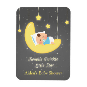 Twinkle Twinkle Little Star Baby Shower Favours Magnet