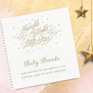 Twinkle Twinkle Little Star Baby Shower Guest Book