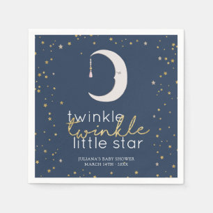 Twinkle Twinkle Little Star Baby Shower Napkin