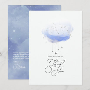 Twinkle Twinkle Little Star Baby Shower Thank You Card