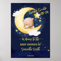 Twinkle twinkle little star baby shower welcome 