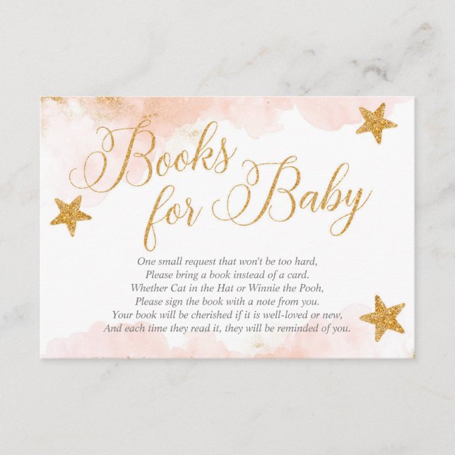 Twinkle twinkle little star book request insert (Front)