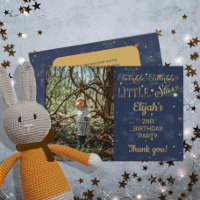 Twinkle Twinkle Little Star Boy 2nd Birthday Party