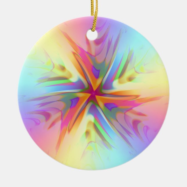 Twinkle Twinkle Little Star Ceramic Ornament (Front)