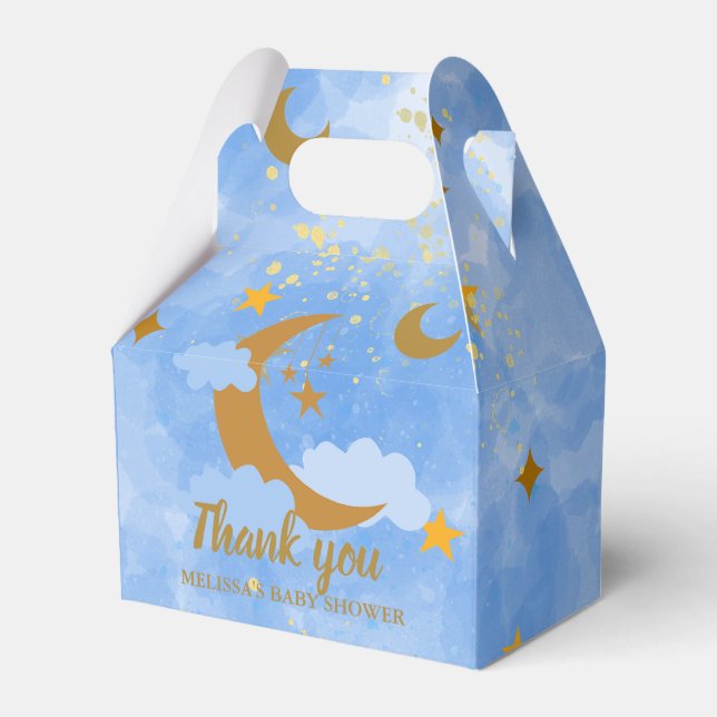 Twinkle twinkle little star custom favor box (Front Side)