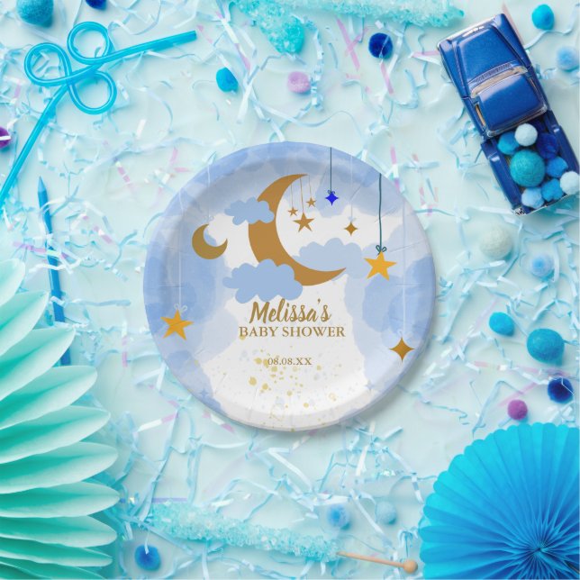 Twinkle twinkle little star custom paper plate (Party)