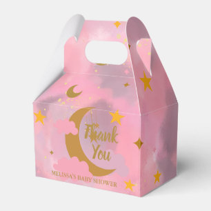 Twinkle twinkle little star custom pink favor box