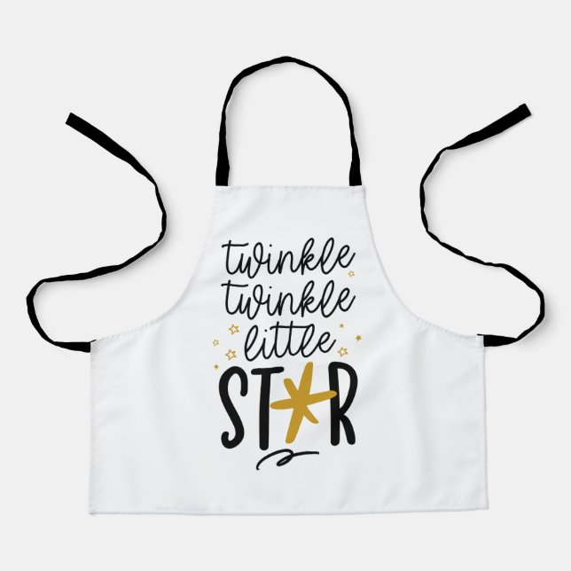 Twinkle Twinkle Little Star Doodle Apron (Front)