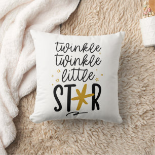 Twinkle Twinkle Little Star Doodle Throw Pillow