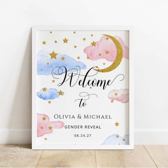 Twinkle Twinkle Little Star Gender Reveal Welcome Poster (Creator Uploaded)