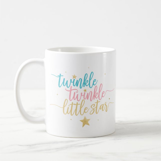 Twinkle Twinkle Little Star How Very Loved You Are Coffee Mug (Left)
