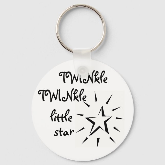 TWINkle TWINkle little star Keychain (Front)
