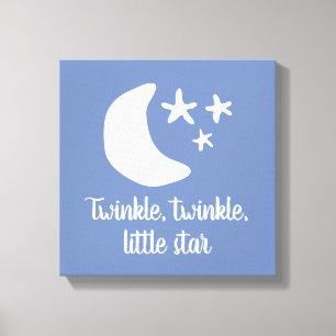 Twinkle twinkle little star nursery canvas art