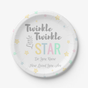 Twinkle Twinkle Little Star - Paper Plates