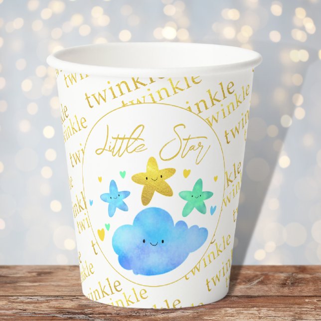 Twinkle Twinkle Little Star Party Paper Cups (Creator Uploaded)
