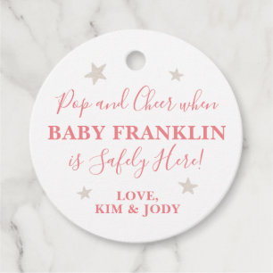 Twinkle Twinkle Little Star Pop It When She Pops Favour Tags
