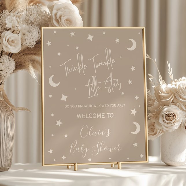 Twinkle Twinkle Little Star Shower Welcome Sign (Creator Uploaded)