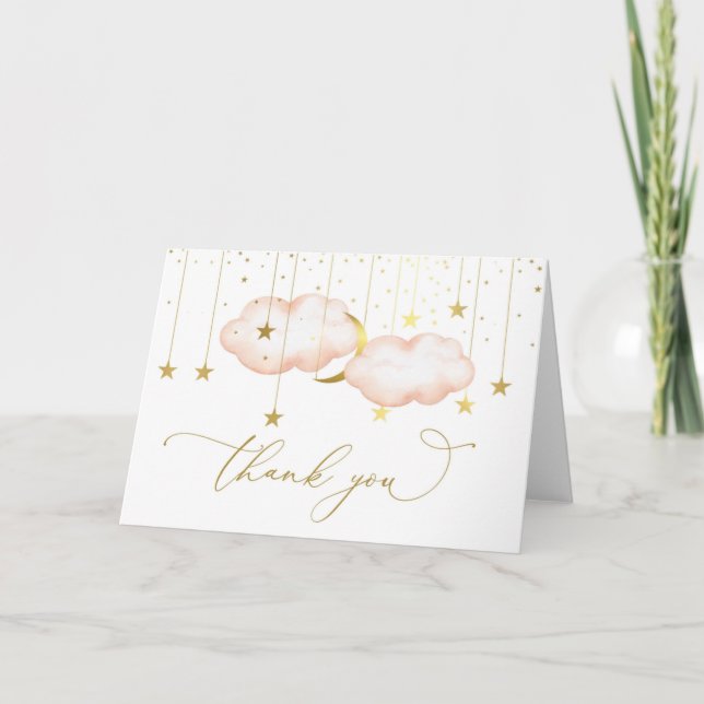 Twinkle Twinkle Little Star Thank You Card (Front)