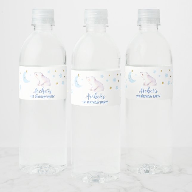 Twinkle twinkle little star water bottle label (Bottles)
