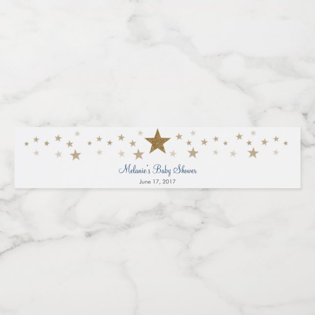 Twinkle Twinkle Little Star Water Bottle Labels (Single Label)