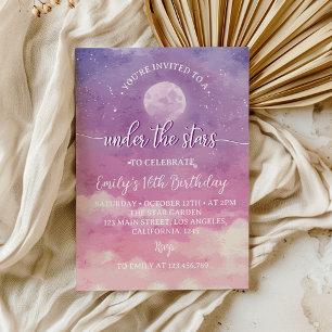 Twinkle Twinkle Little Stars Birthday Invitation