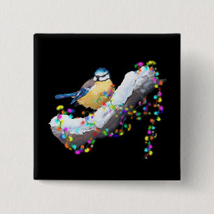 Twinkle Twinkle Little Tit 2 Inch Square Button