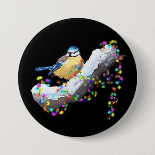 Twinkle Twinkle Little Tit 3 Inch Round Button