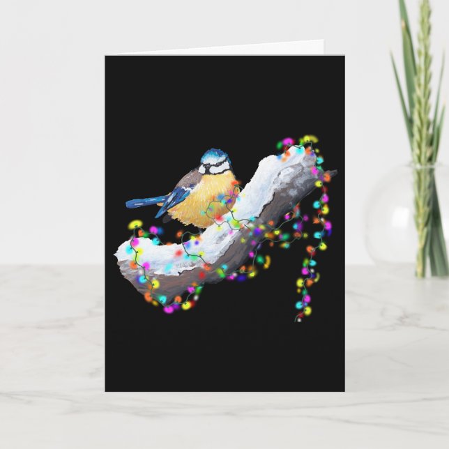 Twinkle Twinkle Little Tit Holiday Card (Front)