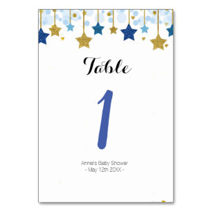 Twinkle Twinkle Modern Table Number
