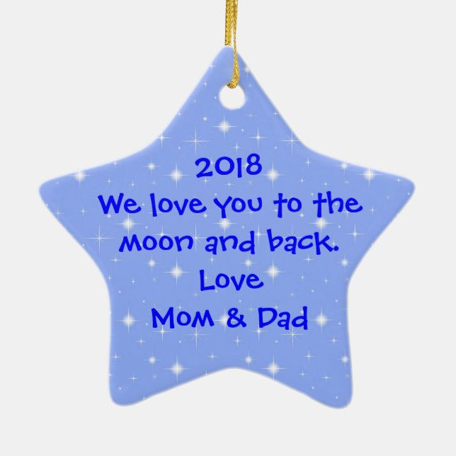 Twinkle Twinkle Ornament  (Back)