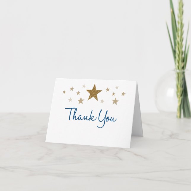 Twinkle Twinkle Thank You Note Card (Front)