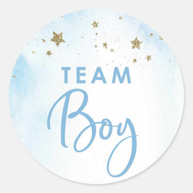 Twinkle Twinkler Stickers Sexe Révéler Team Boy (Devant)
