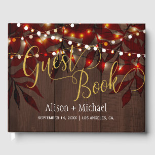 Twinklights mariage or script livre d'or