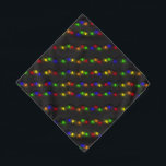 Twinkling Christmas Lights pet  Bandana<br><div class="desc">twinkling Christmas lights to liven up your party</div>