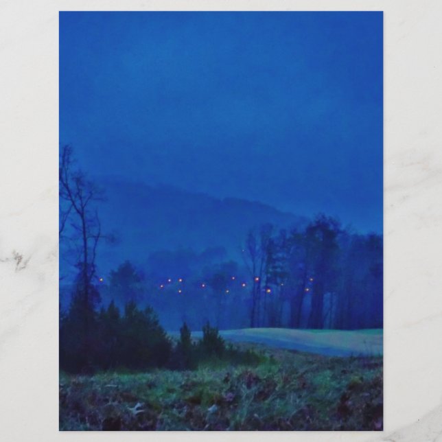 Twinkling Lights in a Blue Mountain Mist (Front)