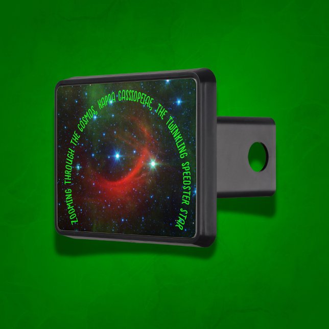 Twinkling Speedster Star Kappa Cassiopeiae | Trailer Hitch Cover (Creator Uploaded)