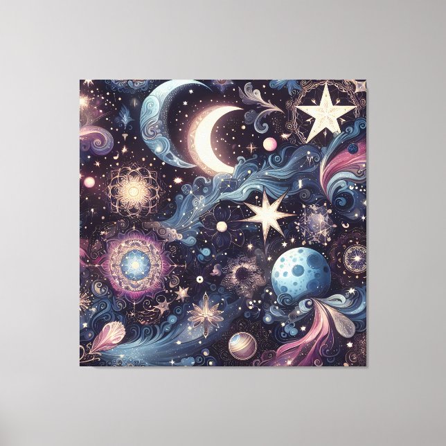 Twinkling Stardust Canvas Print (Front)