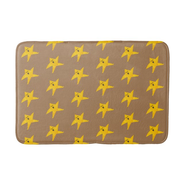 Twinkling Starry Bathroom Mat (Front)