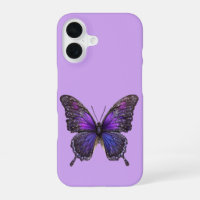 Twinkling Wings: Purple Sparkle Butterfly