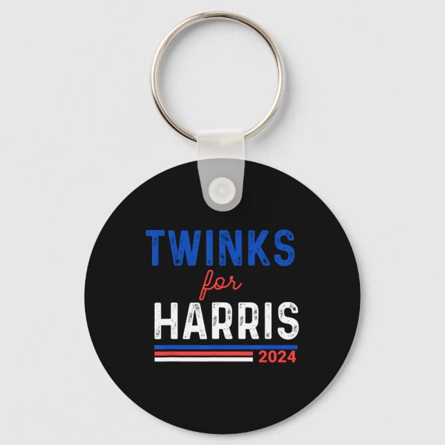 Twinks For Kamala Harris  Keychain (Front)