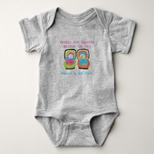 Twinnies Born Together, Friends Forever Baby Bodysuit