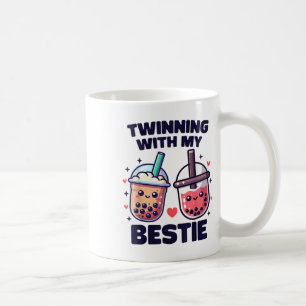 Twinning With My Bestie Boba Tea Girls Spirit Week Coffee Mug