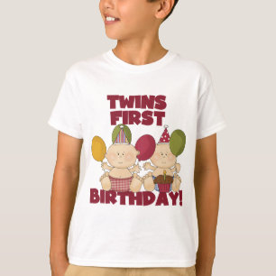 Twins 1st Birthday - Boys T-shirts and Gifts