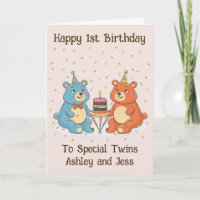 Twins 1st Birthday