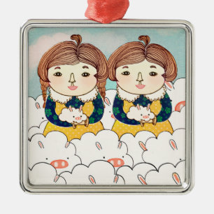 Twins 2013 metal ornament