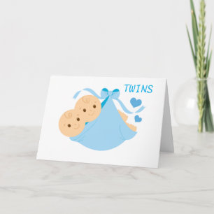 TWINS ARE DOUBLE EVERYTHING-LOVE AND FUN CARD