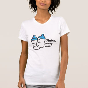 Twins babies coming soon T-Shirt