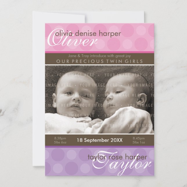 TWINS BABY MERCI :: harmonie 4P (Devant)