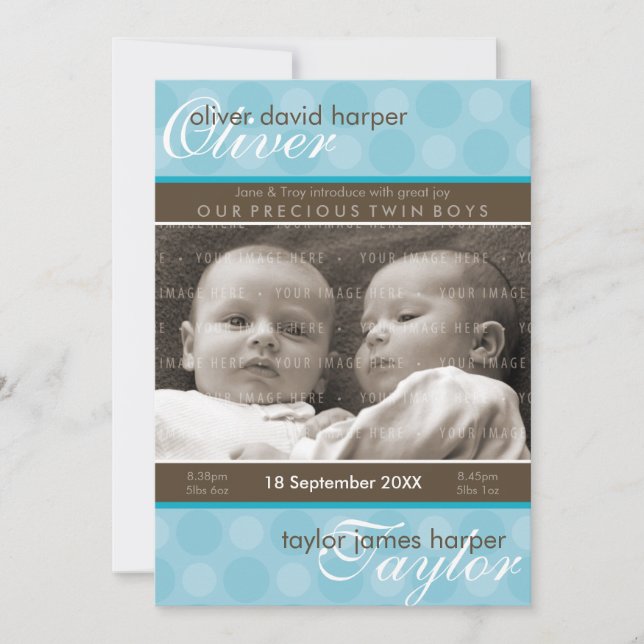 TWINS BABY MERCI :: harmonie 5P (Devant)