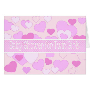 Twins Baby Shower Gift Card